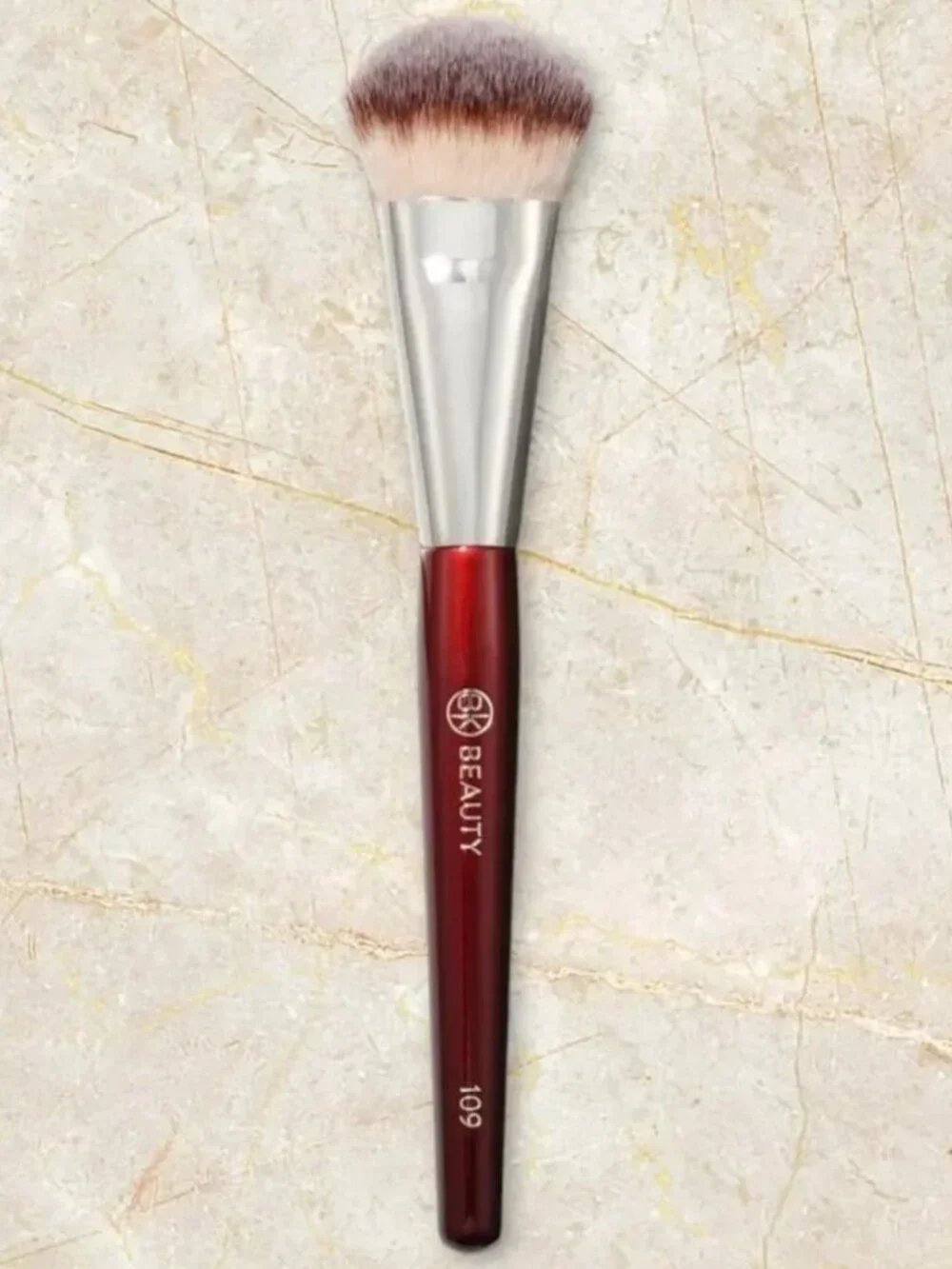 BK BEAUTY 109 MINI CONTOURED FOUNDATION Brush New